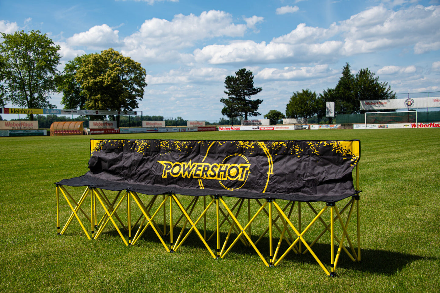 Powershot Faltbare Sitzbank für Spielfeldränder - wetterfest - machsport