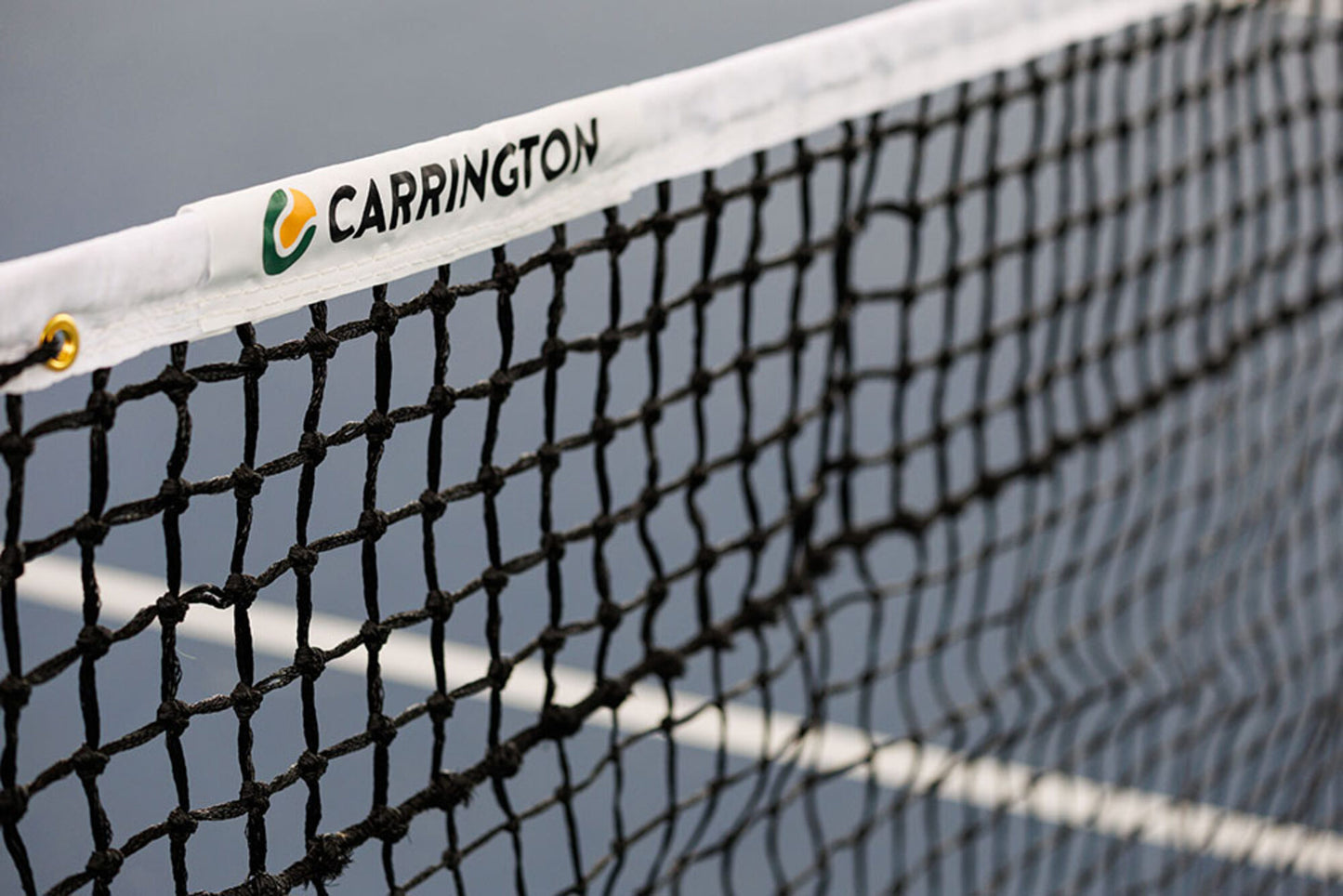 Powershot Tennisnetz - Doppelreihe - komplett verstärkt - machsport