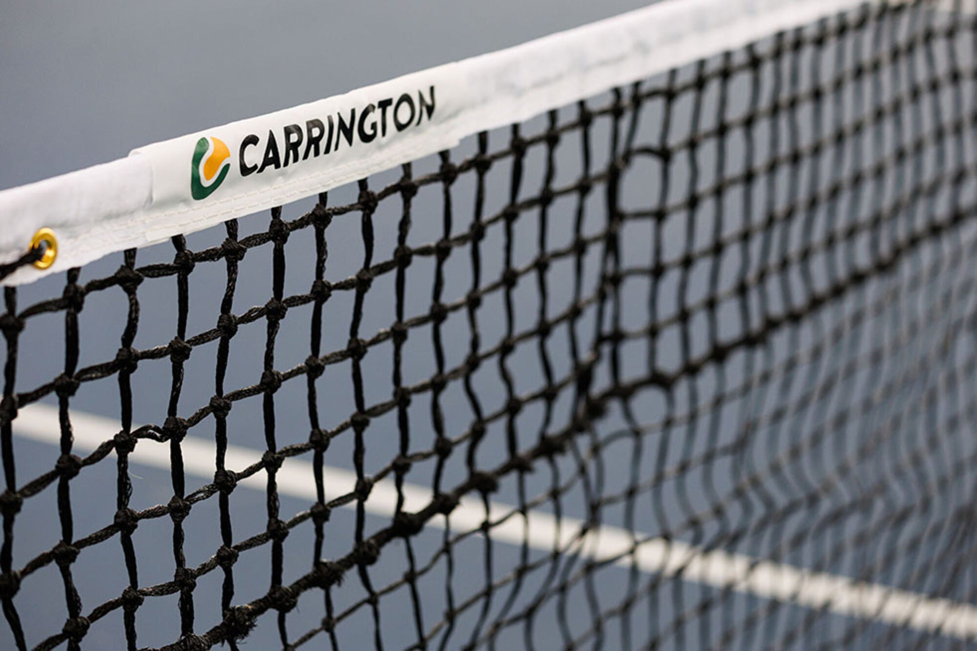 Powershot Tennisnetz - Doppelreihe - komplett verstärkt - machsport – Bild 