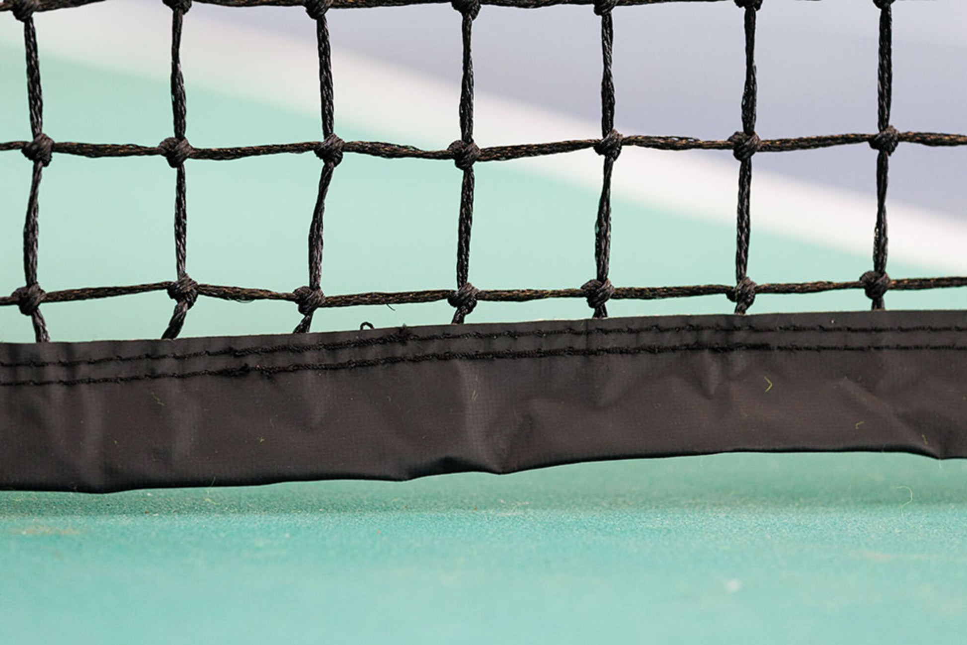 Powershot Tennisnetz - Doppelreihe - komplett verstärkt - machsport – Bild 