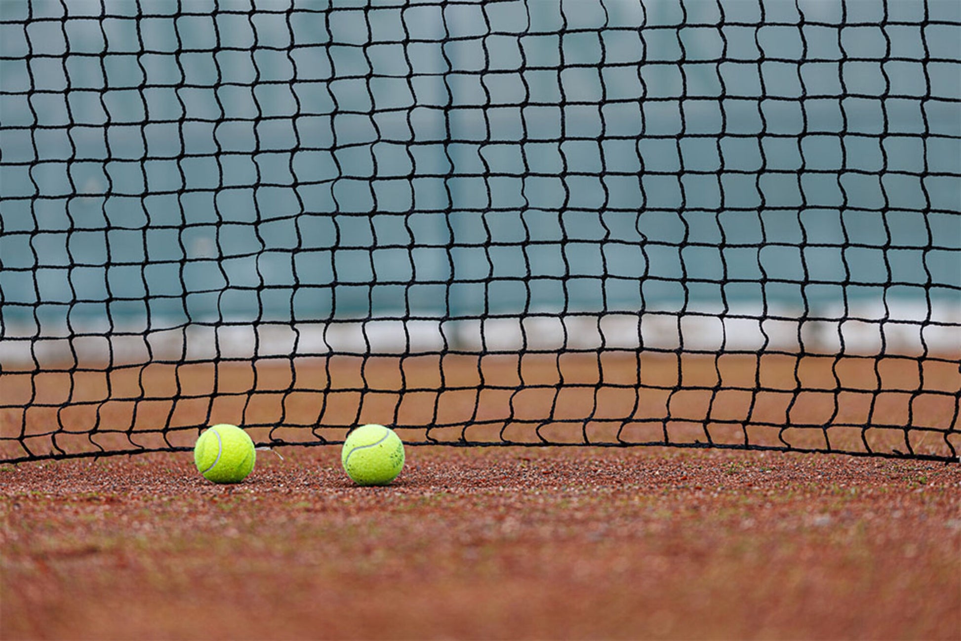 Powershot Tennisnetz  - Turnier - Sandplatz - machsport – Bild 