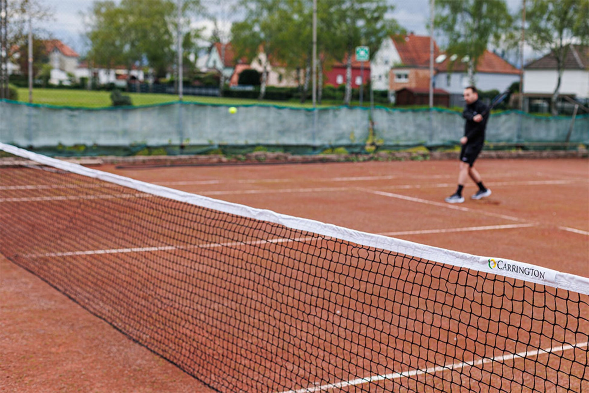 Powershot Tennisnetz  - Turnier - Sandplatz - machsport – Bild 