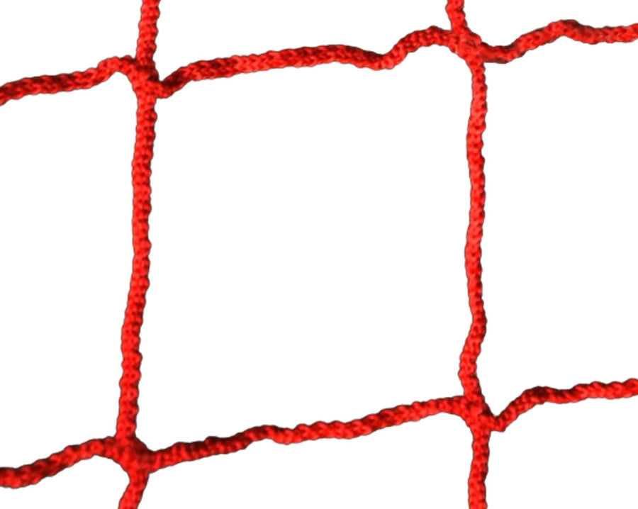 Powershot Fußballnetz - 11er Tor - Europäisch - 4mm Rot - machsport