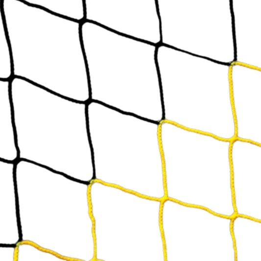 Powershot Fußballnetz - 11er Tor - Europäisch, 7,32 x 2,44 Meter - 4mm Schwarz/Gelb – Default Title