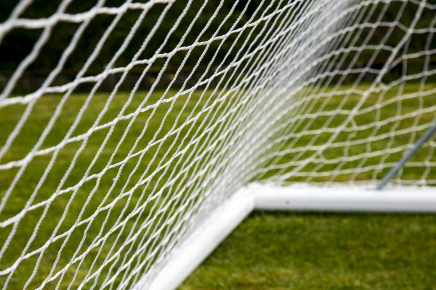 Powershot Fußballnetz - Trapezförmig - 4mm - Weiß - machsport