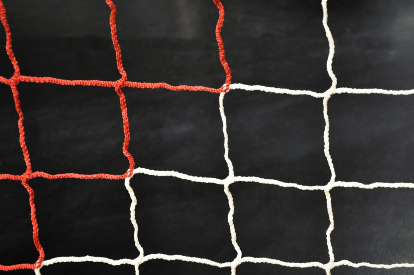 Powershot Fußballnetz - Trapezförmig - 4mm - Weiß/Rot - machsport