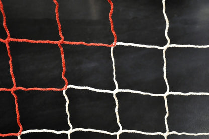 Powershot Fußballnetz - Trapezförmig - 4mm - Weiß/Rot - machsport