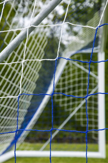 Powershot Fußballnetz 5 x 2 m Blau/Weiß - machsport