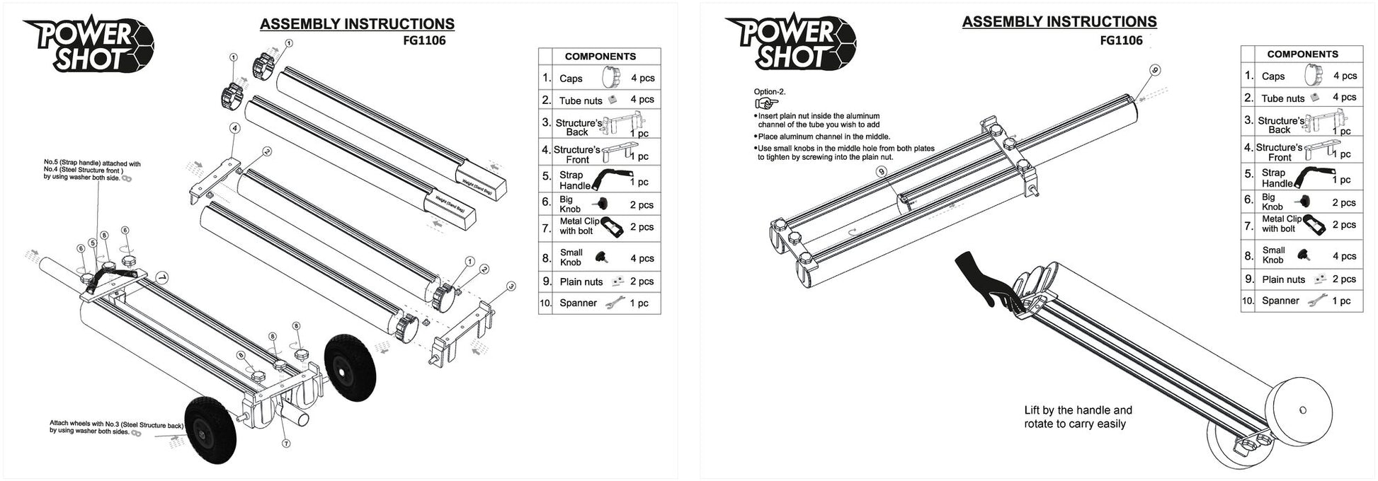 Powershot Option: Aluminium-Ballastgewichte - machsport – Bild 