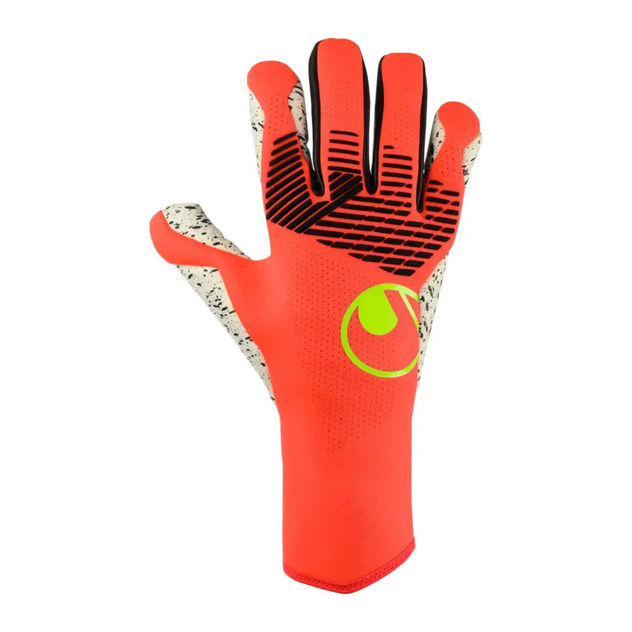 Uhlsport Torwarthandschuhe FM ZNE Supergrip+ HN, High-Performance Handschuhe mit Supergrip+ und Half Negative Schnitt - machsport