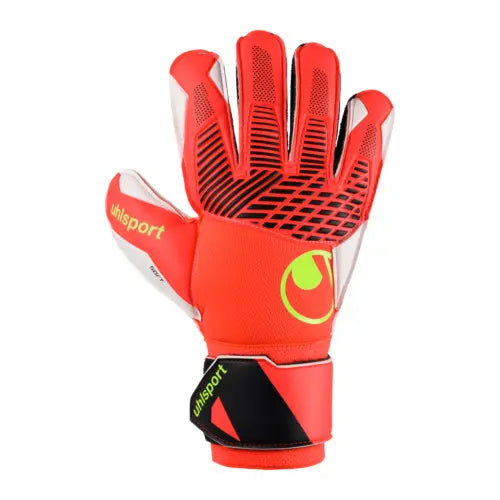 Uhlsport Torwarthandschuhe FM ZNE Soft Pro, Torwarthandschuhe mit Soft Grip und Classic Schnitt – rot / 5