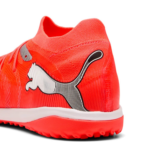 Puma Hallenfußballschuhe Future 9 Match TT – Rückansicht – rot / 41