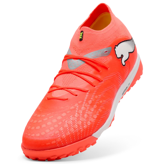 Puma Hallenfußballschuhe Future 9 Pro Cage – Rückansicht – rot / 41