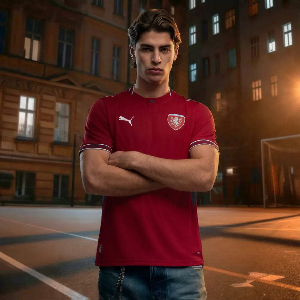 FACR Herrenfußballshirt Home Kersey Replica, Heimtrikot für Spiel und Training mit DRYCELL und recyceltem Polyester - machsport