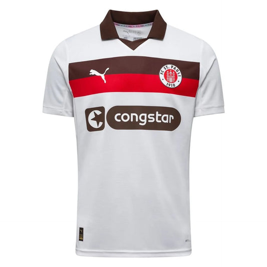 FC St. Pauli Away Jersey 25/26 – weiß / S