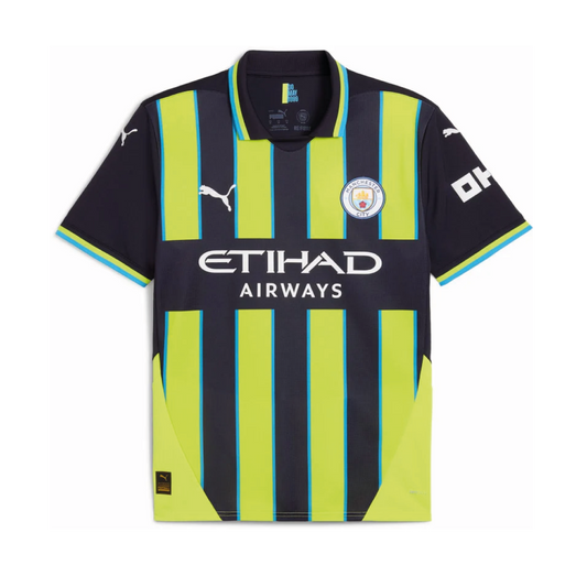Manchester City Away Jersey Replica 24/25 – gelb / S