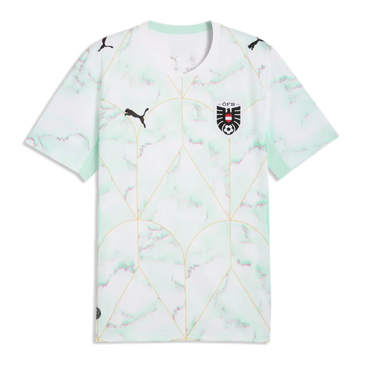ÖFB Herrenfußballshirt Away Jersey Replica – weiß / S