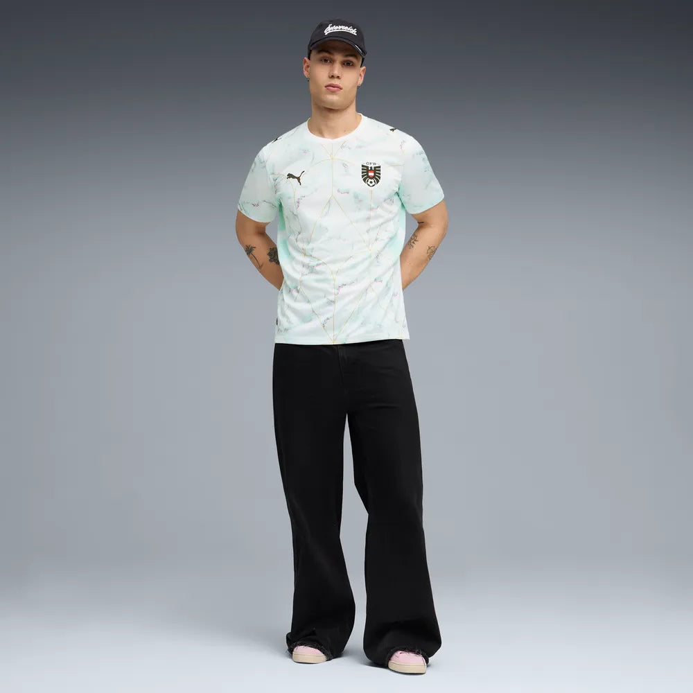 ÖFB Herrenfußballshirt Away Jersey Replica - machsport – Bild 