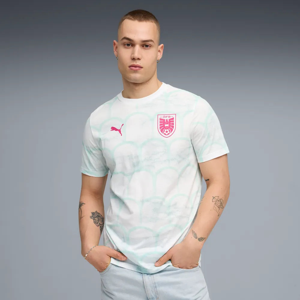 ÖFB Herrenfußballshirt Culture Tee AOP - machsport