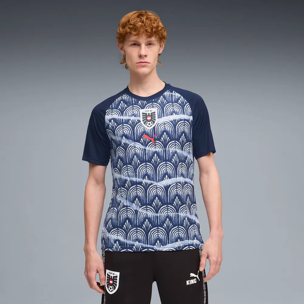 ÖFB Herrenfußballshirt Warm Up Jersey - machsport