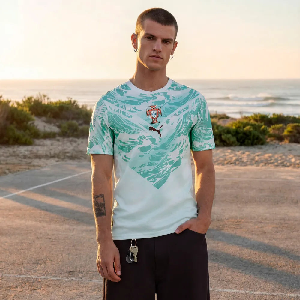 Portugal Herrenfußballshirt FPF Away Jersey Replica - machsport – Bild 