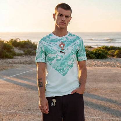 Portugal Herrenfußballshirt FPF Away Jersey Replica - machsport