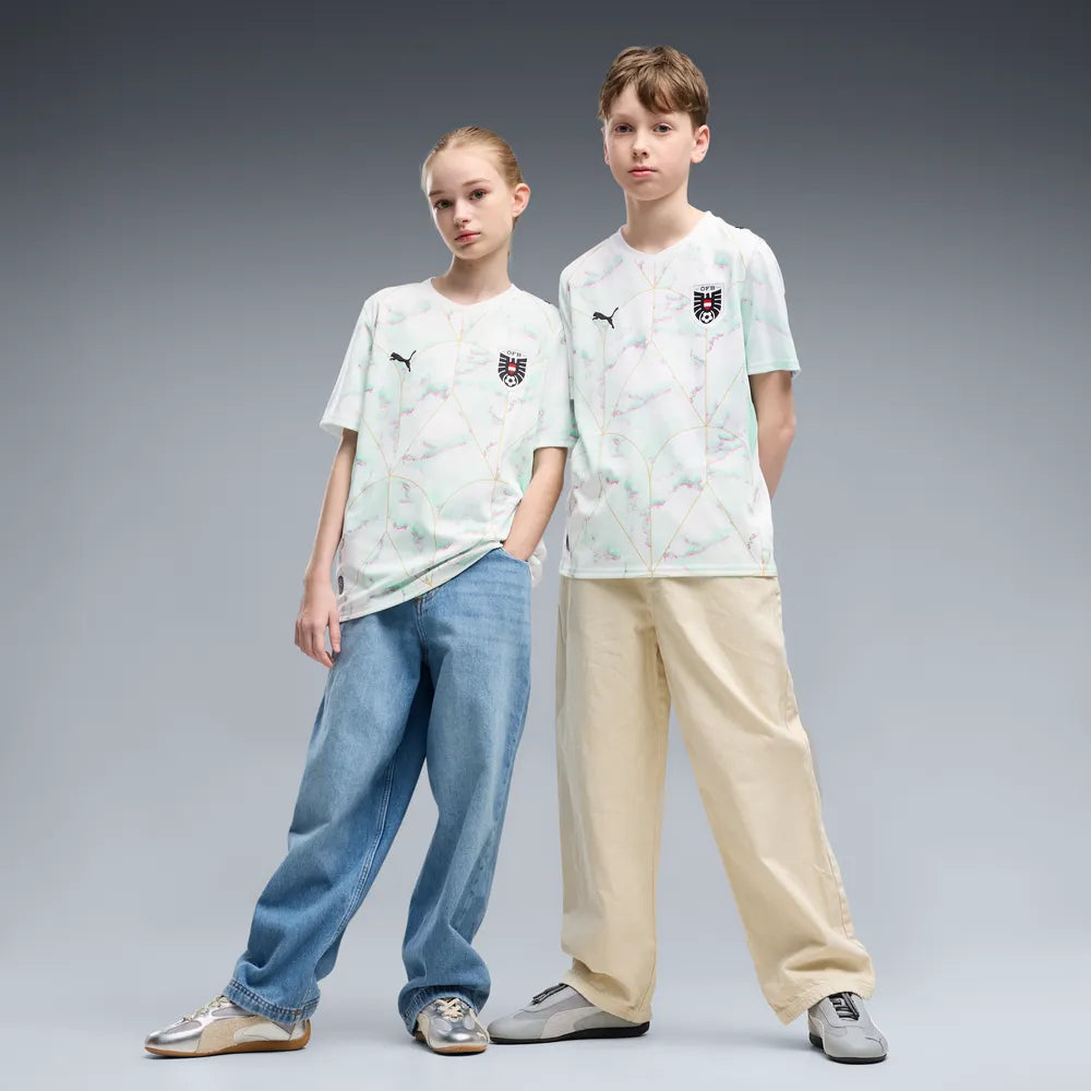 ÖFB Kinderfußballshirt Away Jersey Replica - machsport