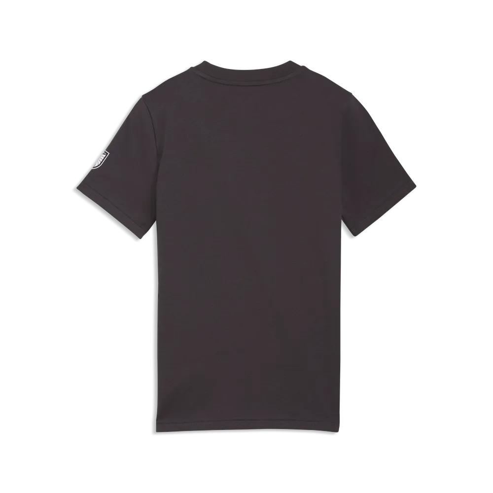 ÖFB Kinderfußballshirt Ftbl Culture Tee, Freizeitshirt für Kinder mit Baumwollmix und Team Branding, schwarz - machsport – Bild 