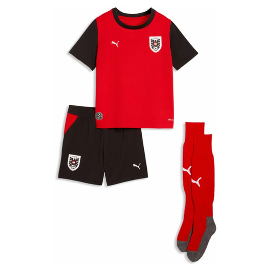 Österreich ÖFB Minikit Home Jersey 2026 – rot / 98