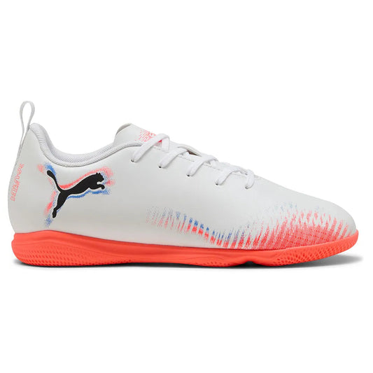 Puma Kinderhallenfußballschuhe Future 8 Play IT Jr. – weiß / 32