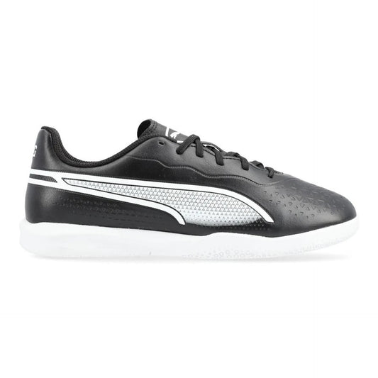 Puma Kinderhallenfußballschuhe King Match IT Jr. – schwarz / 28