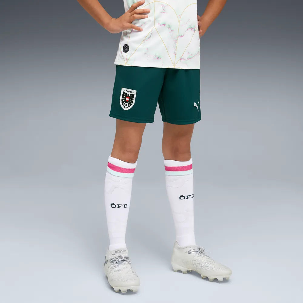 ÖFB Kinderfußballhose Shorts Replica - machsport – Bild 