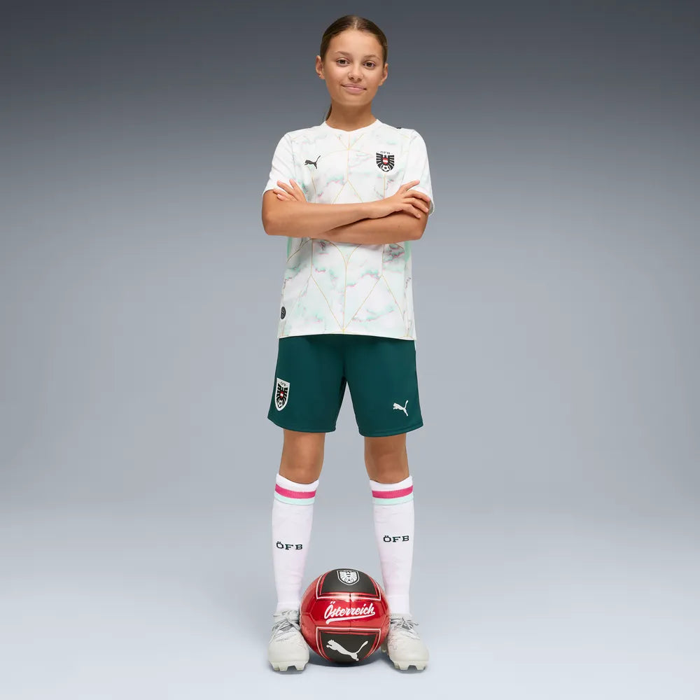 ÖFB Kinderfußballhose Shorts Replica - machsport – Bild 
