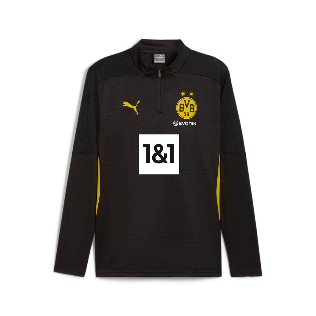 BVB Training 1/4 Zip Top With Sponsor