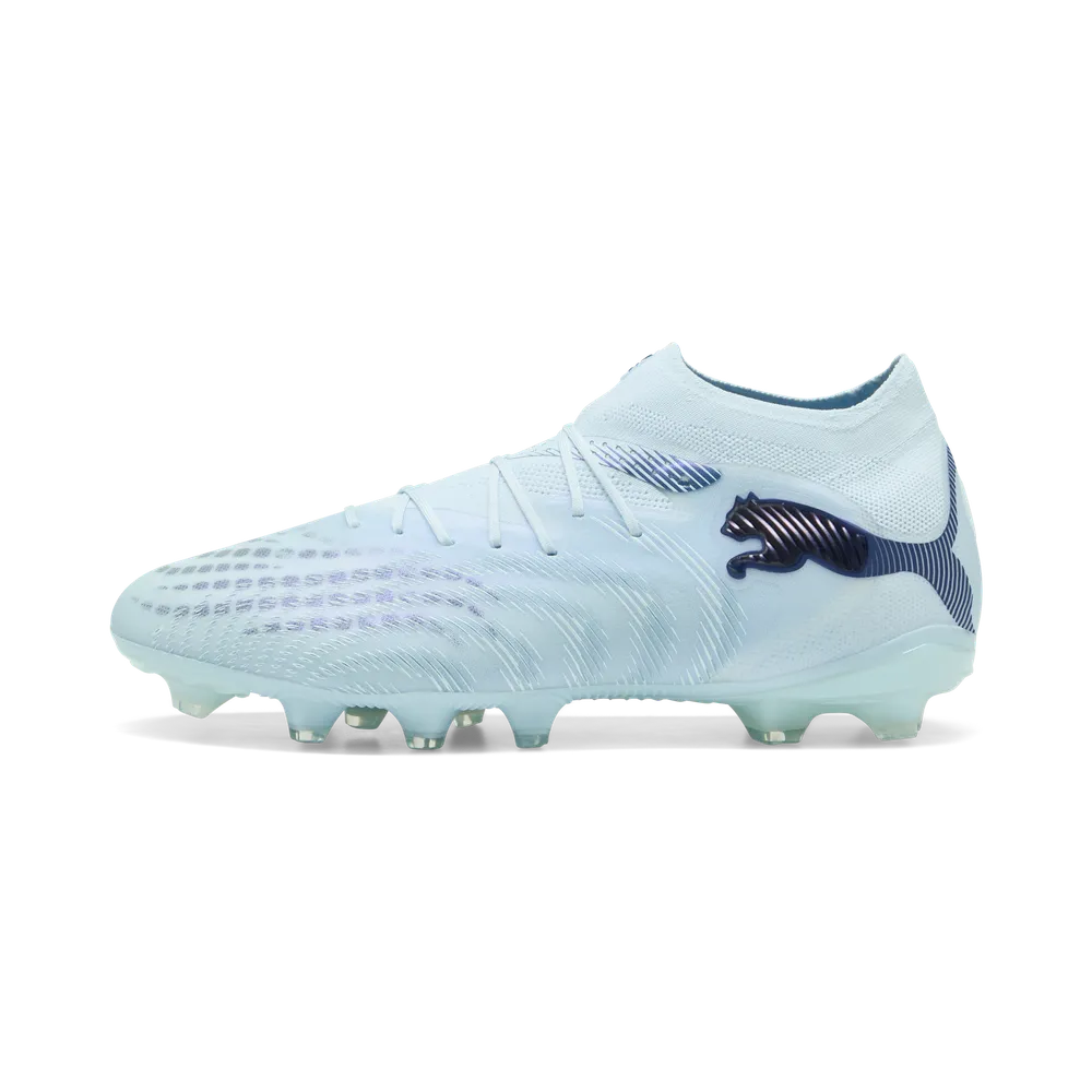 Puma Future 9 Pro FG/AG Fußballschuhe für Rasen und Kunstrasen, seitliche Ansicht, mit flexiblen Sohlen für optimalen Grip – Bild 