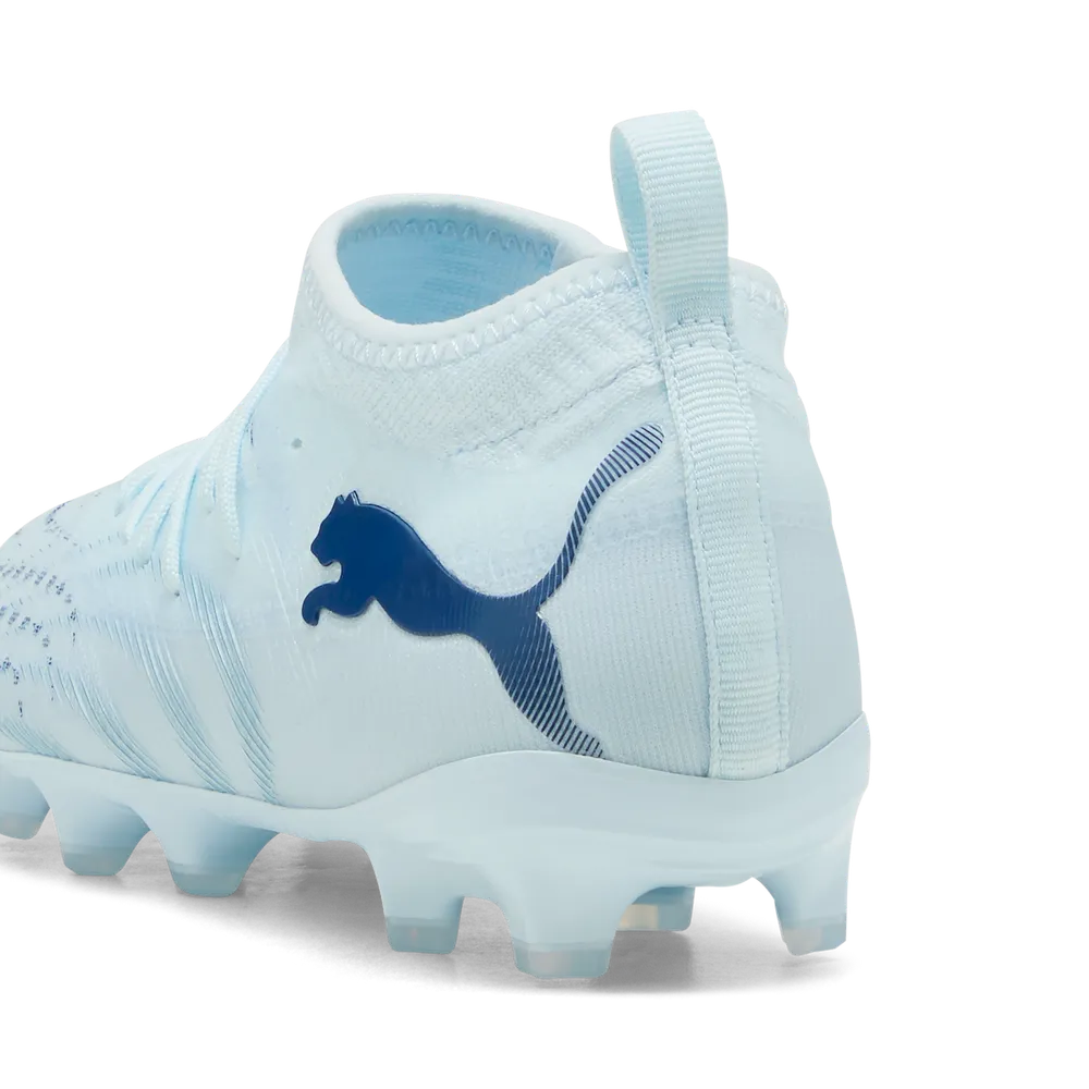 Puma Kinderfußballschuhe Future 9 Match FG/AG Rückansicht, Rasen- und Kunstrasenfußballschuhe für Kinder