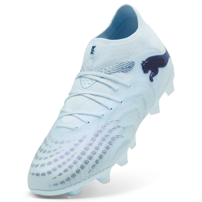 Puma Kinderfußballschuhe Future 9 Pro FG/AG seitliche Ansicht auf Rasen- und Kunstrasenschuhen für Kinder