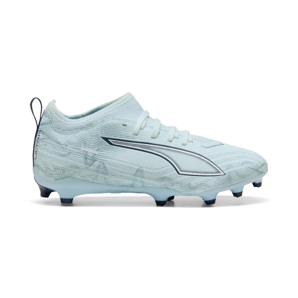 Puma Kinderfußballschuhe Ultra 6 Match FG/AG seitliche Ansicht, Rasen- und Kunstrasenfußballschuhe für Kinder