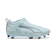 Puma Kinderfußballschuhe Ultra 6 Match FG/AG seitliche Ansicht, Rasen- und Kunstrasenfußballschuhe für Kinder