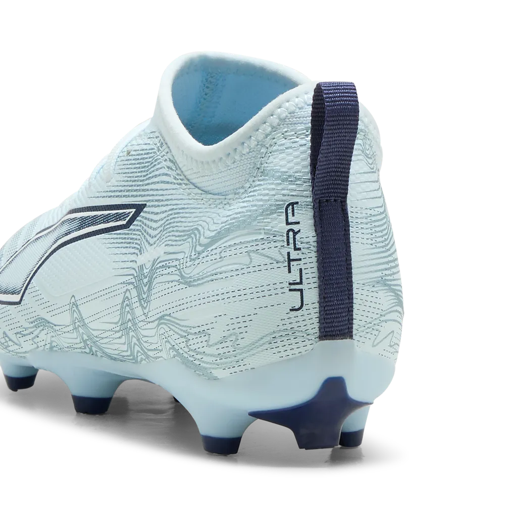 Puma Kinderfußballschuhe Ultra 6 Match FG/AG Rückansicht, Rasen- und Kunstrasenfußballschuhe für Kinder – Bild 