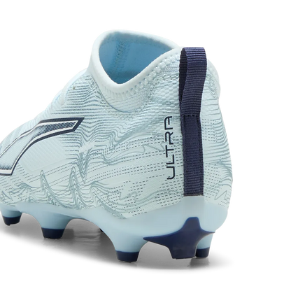 Puma Kinderfußballschuhe Ultra 6 Match FG/AG Rückansicht, Rasen- und Kunstrasenfußballschuhe für Kinder