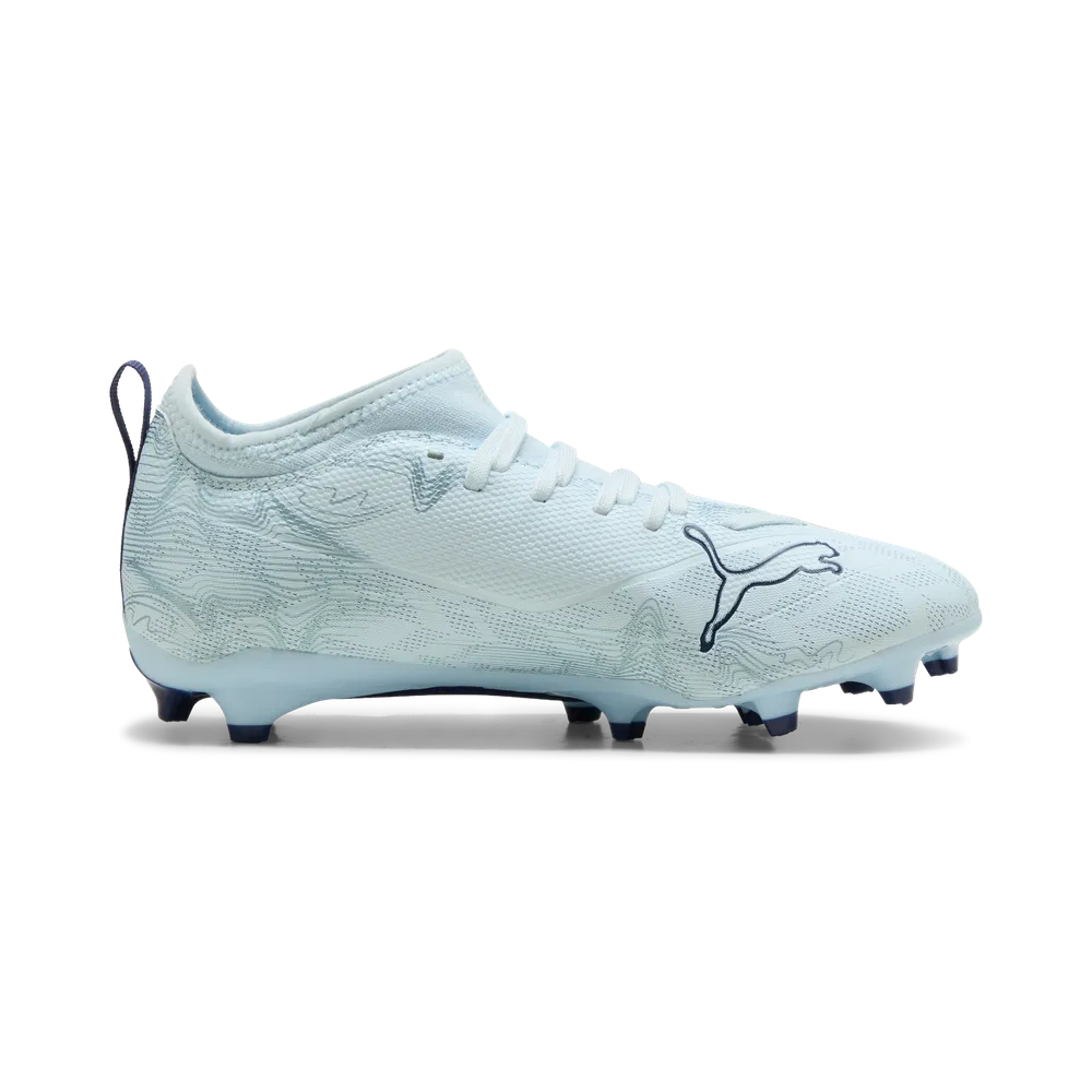 Puma Kinderfußballschuhe Ultra 6 Match FG/AG seitliche Ansicht auf Rasen- und Kunstrasenfußballschuhe