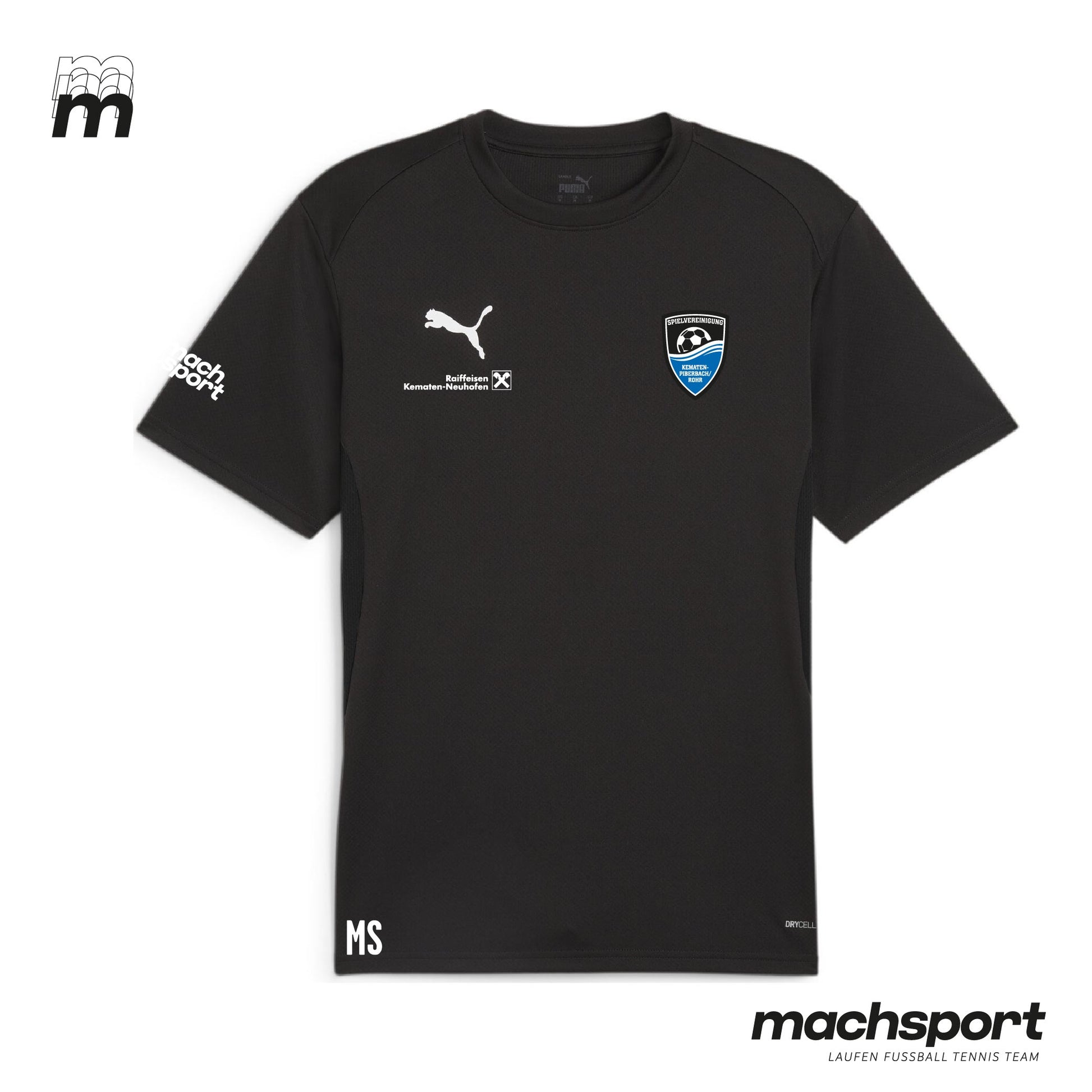 SPV Kematen-Piberbach/Rohr NW T-Shirt schwarz - machsport – Bild 