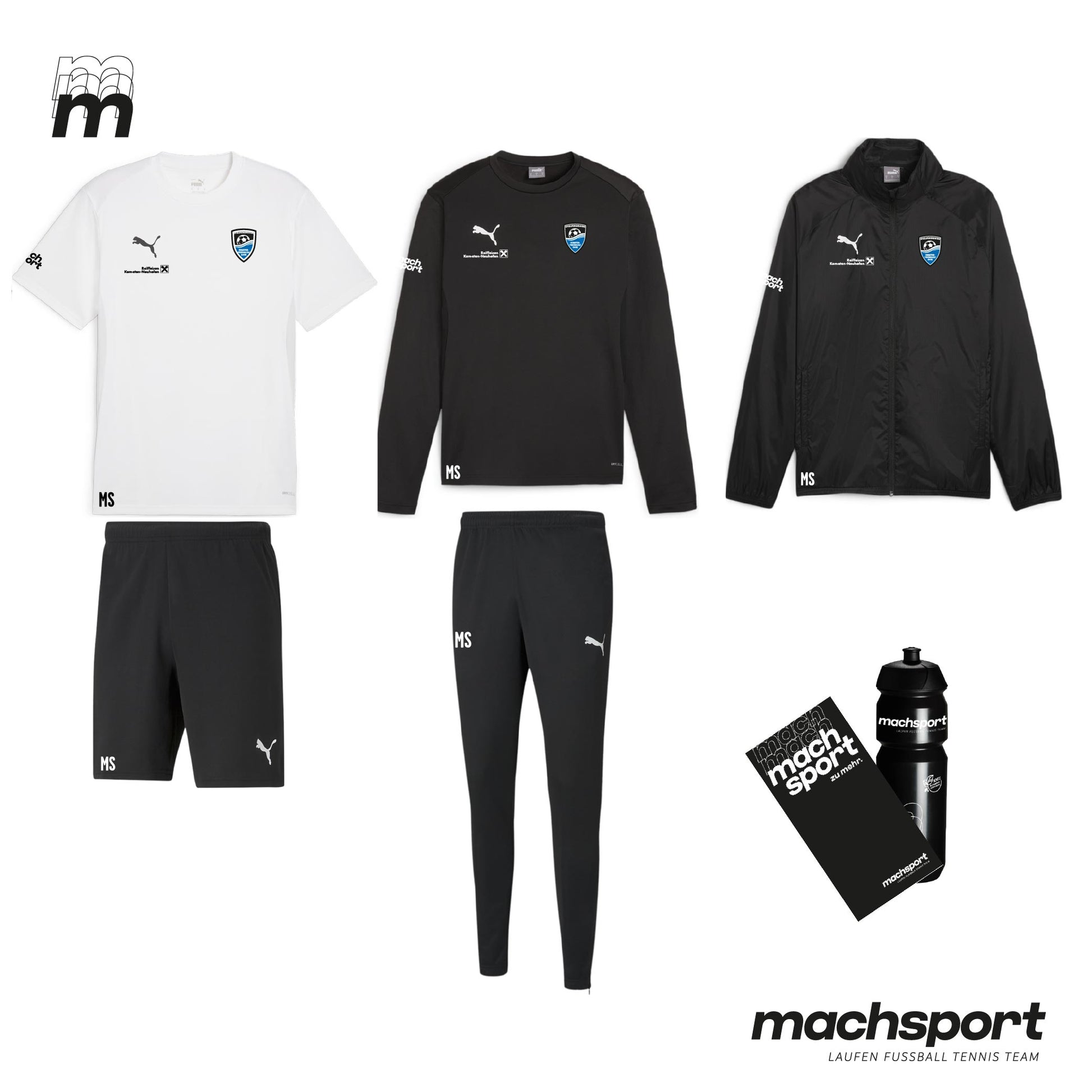 SPV Kematen-Piberbach/Rohr NW Trainingsset Shirt weiß - machsport – Bild 