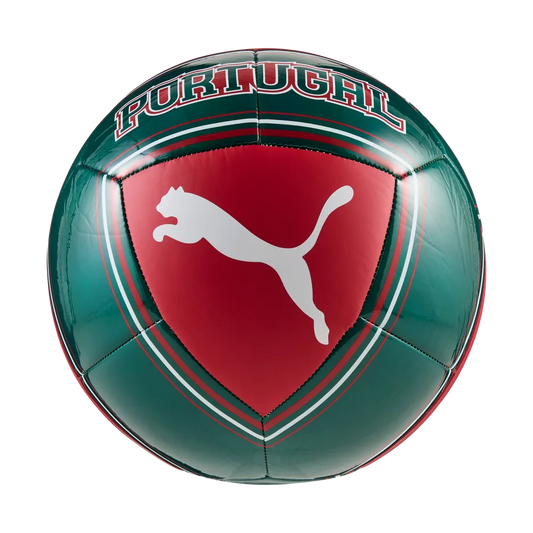 Portugal Fußball FPF Culture, Trainingsball Größe 5 mit TPU Oberfläche für Freizeit und Training – rot/grün / 5