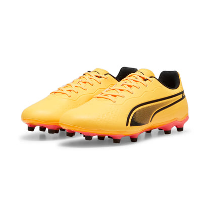 Puma Fußballschuhe King Match FG/AG - weiches Leder, komfortabel & optimaler Grip für Rasen- und Kunstrasenplätze