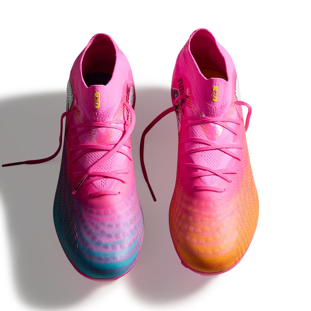 Puma Fußballschuhe Future 9 Pro FG/AG, Poison Pink-Sun Stream-Bright