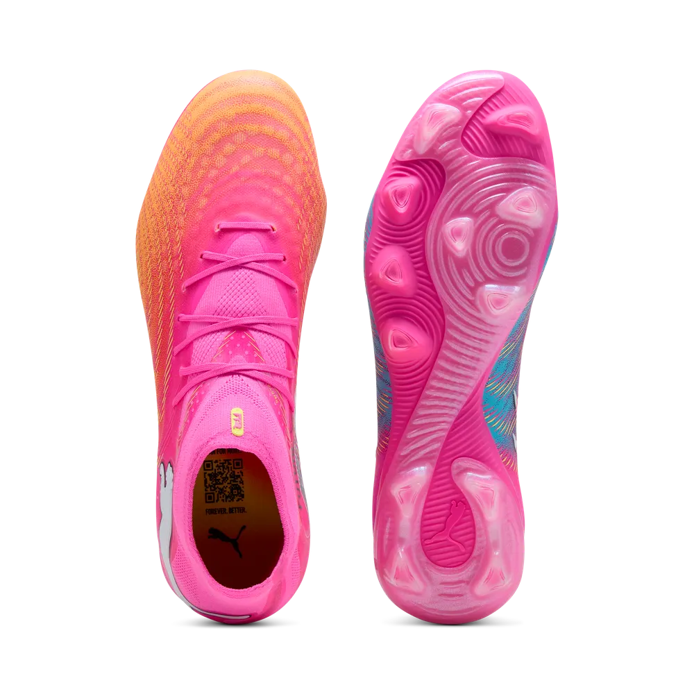 Puma Fußballschuhe Future 9 Pro FG/AG, Poison Pink-Sun Stream-Bright – Bild 