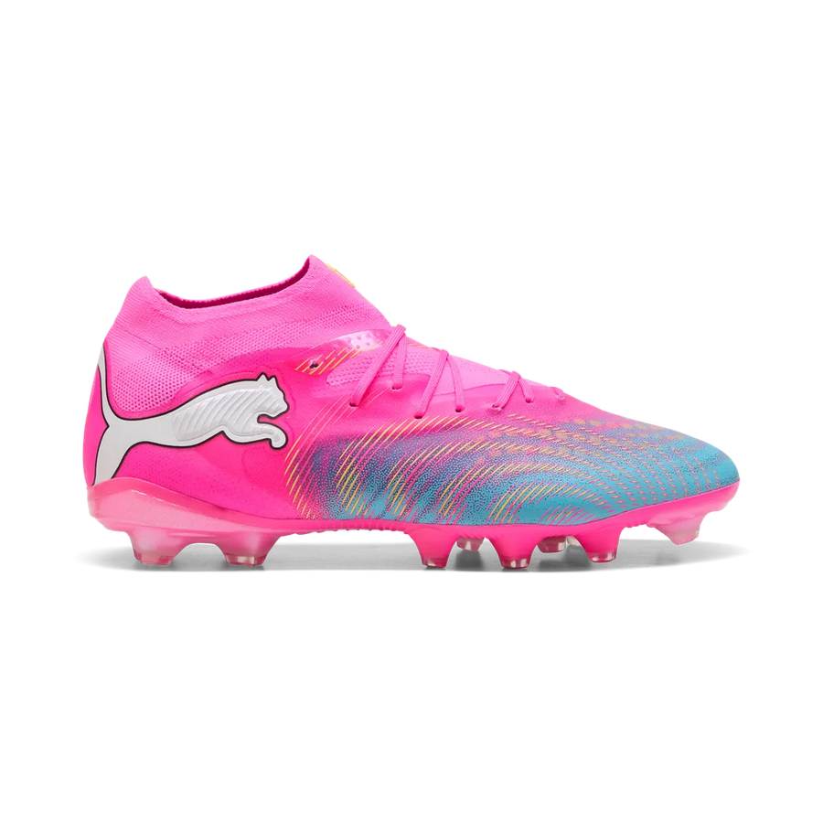 Puma Fußballschuhe Future 9 Pro FG/AG, Poison Pink-Sun Stream-Bright