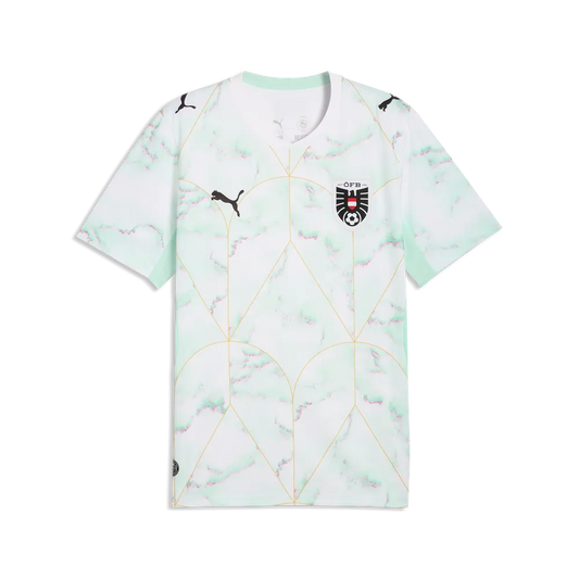 ÖFB Herrenfußballshirt Away Jersey Replica – weiß / S